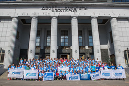 «Газпром» был представлен на марафоне 20 дочерними предприятиями