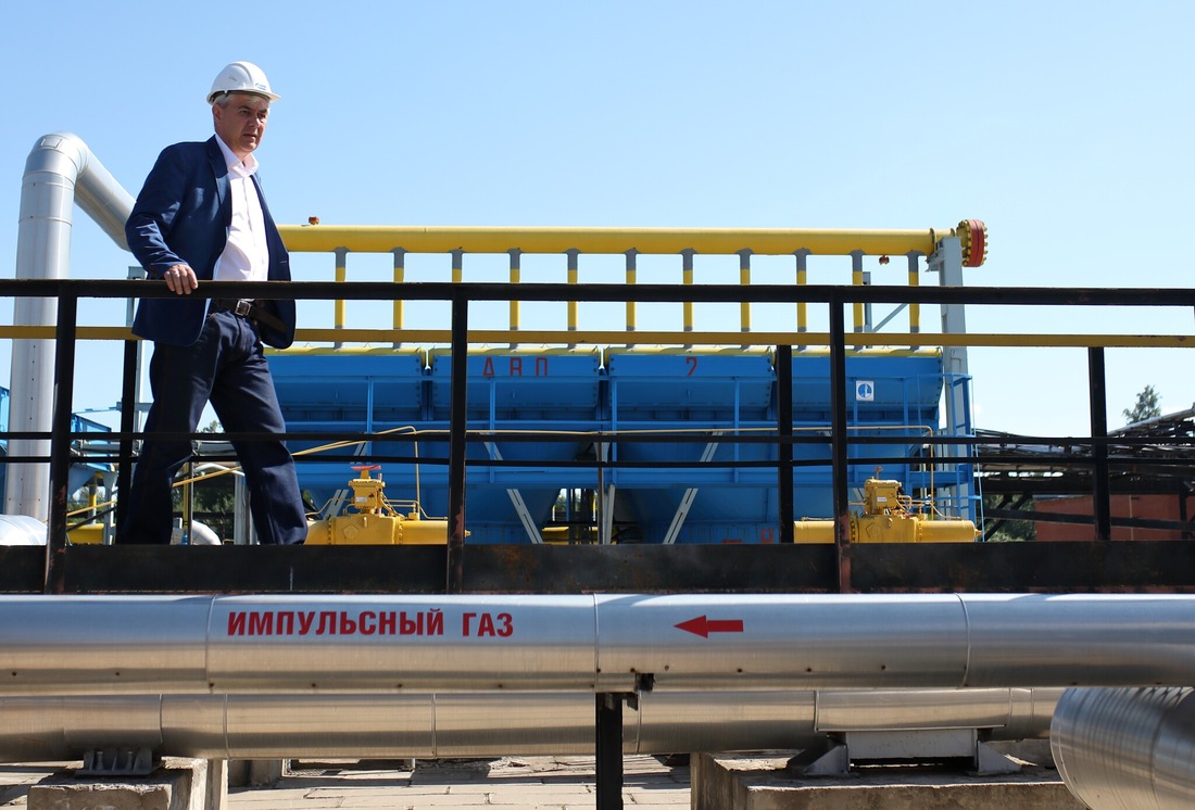 Игорь Сафонов знакомится с объектами Карашурского управления подземного хранения газа