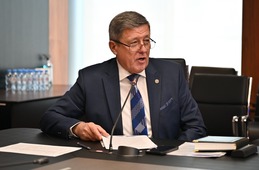 Выступление председателя ОППО «Газпром ПХГ профсоюз» Виктора Поладько