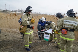 Отработка действий персонала филиала во время учений в Ставропольском управлении подземного хранения газа