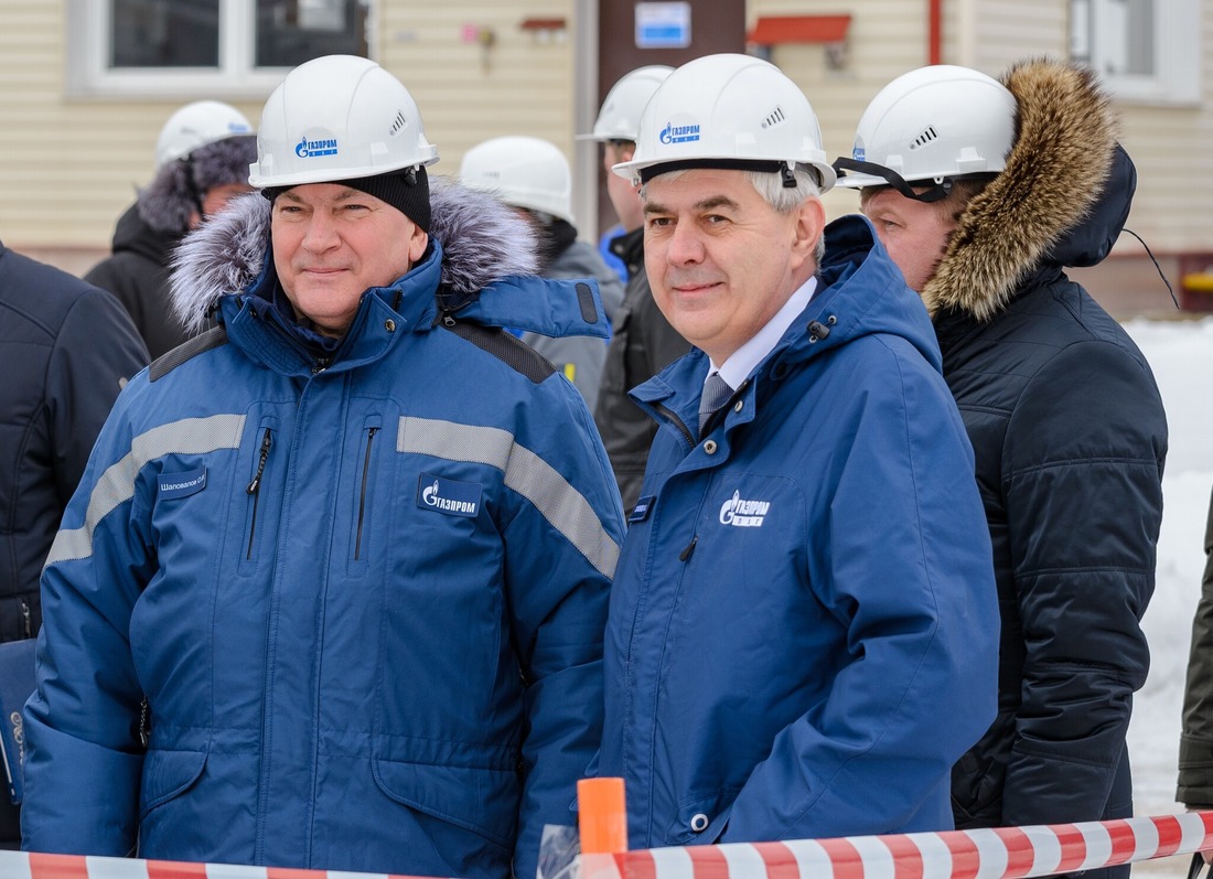 Начальник Управления ПАО «Газпром» Олег Шаповалов и генеральный директор ООО «Газпром ПХГ» Игорь Сафонов