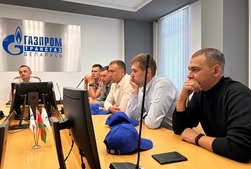 Делегация ООО «Газпром ПХГ» в офисе ОАО «Газпром трансгаз Беларусь»