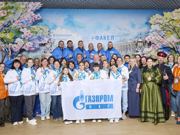 Творческая делегация ООО «Газпром ПХГ». Фото предоставлено пресс-центром фестиваля «Факел»